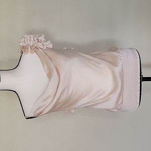 Bebe One Shoulder Ruffle Top